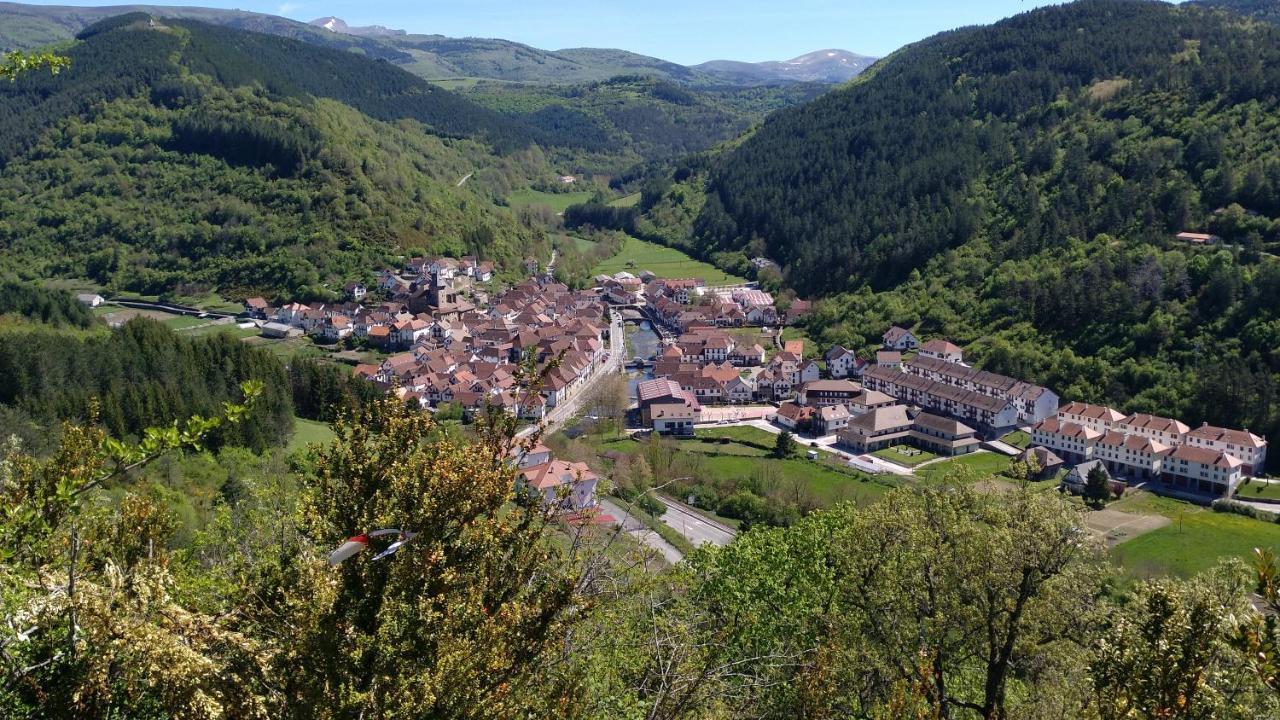 Apartamento Azkoiti Etxea Ochagavia Bagian luar foto